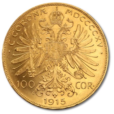 100 Couronnes François-Joseph Ier Autriche | Or