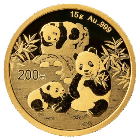 15g Panda Chinois | Or | 2025