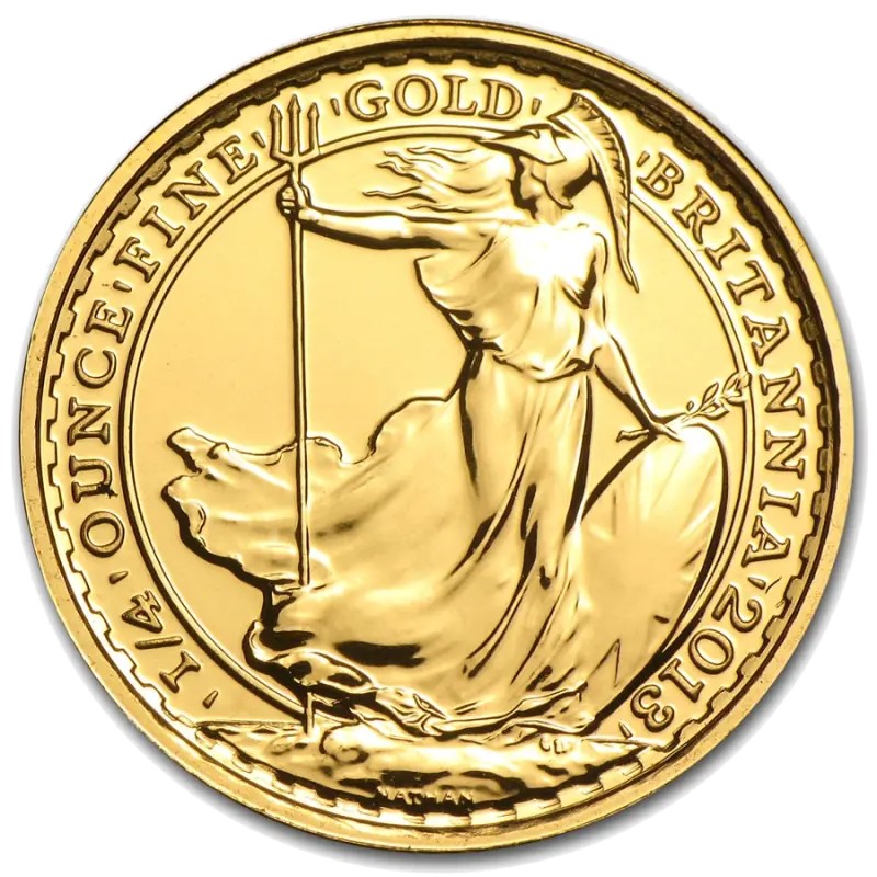 1/4 oz Britannia | Or | plusieurs années