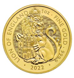 1 oz Tudor Beasts The Lion of England | Or | 2022