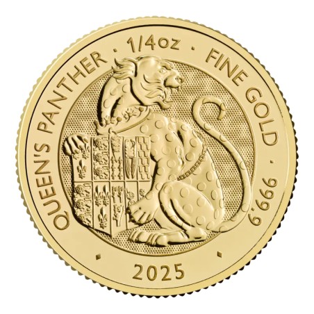 1/4 oz Tudor Beasts Queen's Panther | Or | 2025