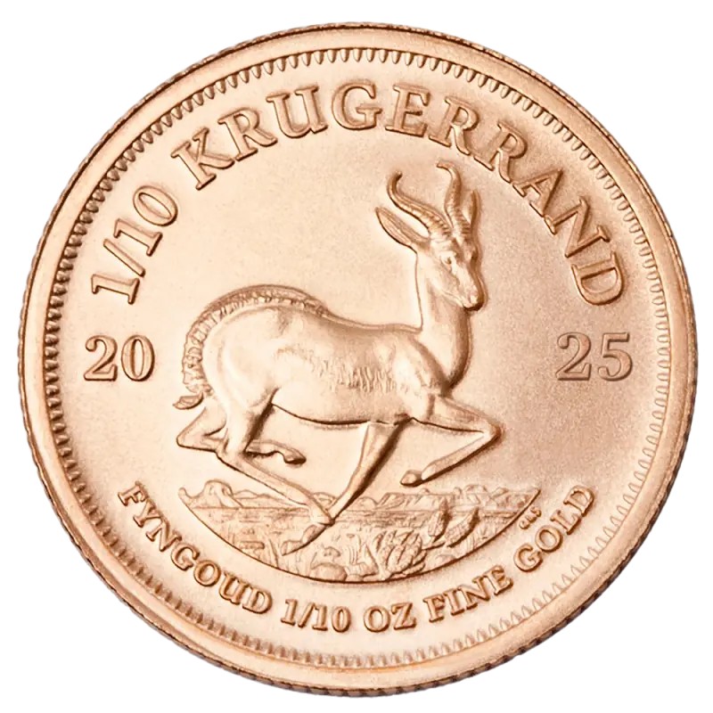 1/10 oz Krugerrand | Or | 2025 1/10 oz Krugerrand | Or | 2025