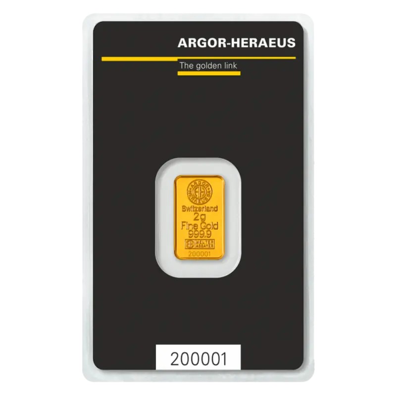 2g Lingot d'Or | Argor-Heraeus