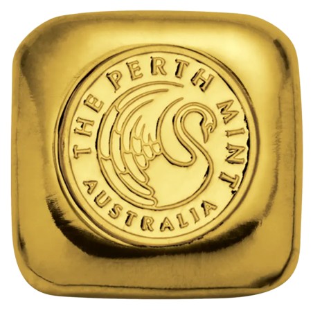 1 oz Lingot d'or coulé (Perth Mint)