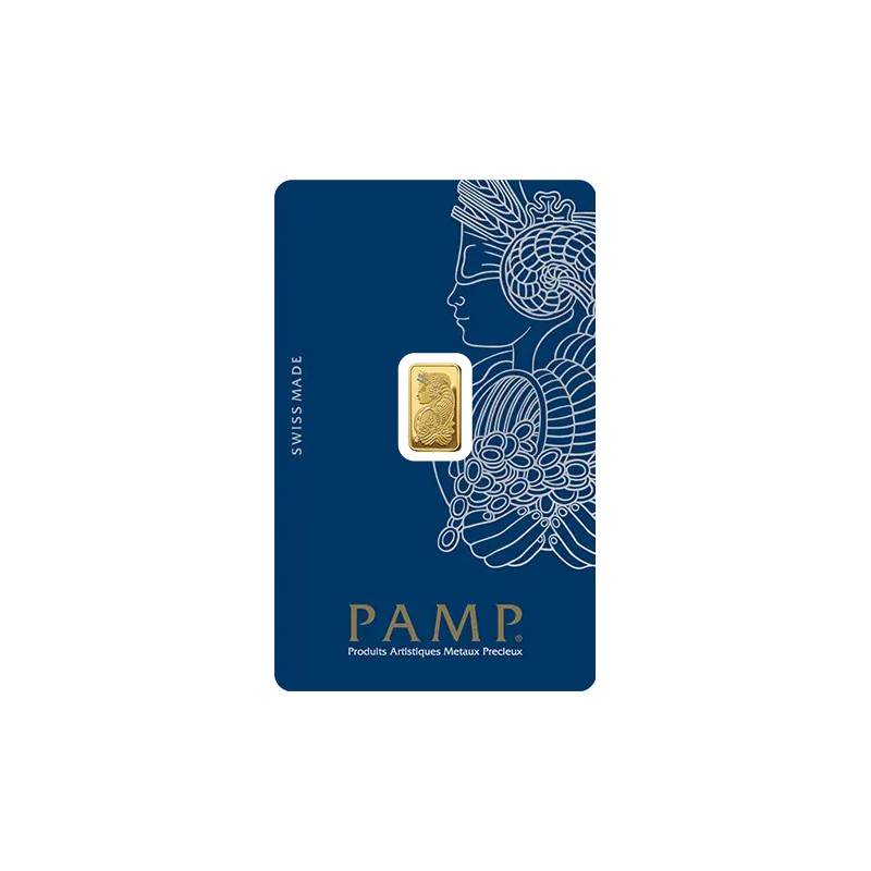 1g Lingot d'or frappé | PAMP Fortuna