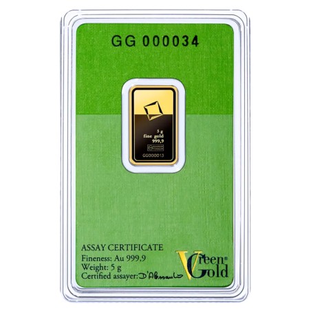 5g Lingot d'Or | Valcambi | Green Gold