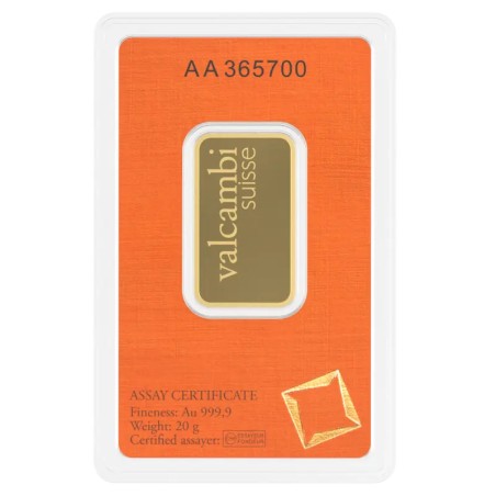 20g Lingot d'Or | Valcambi