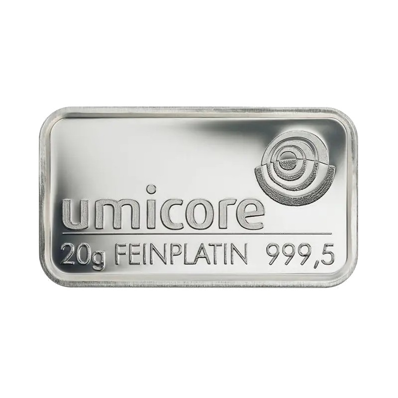 20g Lingot de Platine | différents fabricants