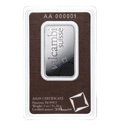 1 oz Lingot de Palladium | Valcambi