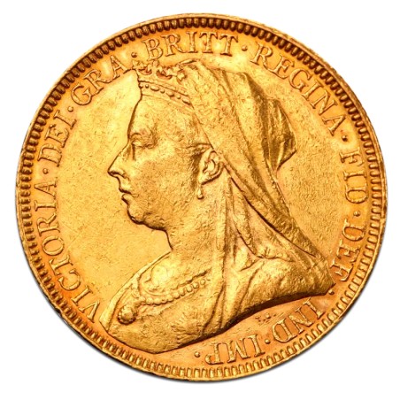 Souverain Victoria voilée | Or | 1893-1901