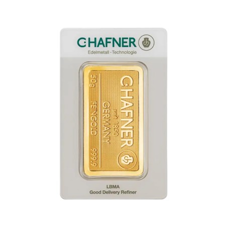 50g Lingot d'or (C.Hafner)