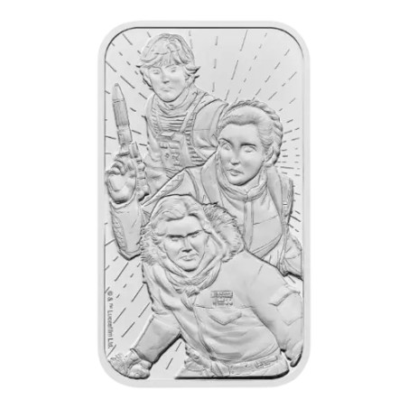 1 oz Star Wars Light Side Lingot d'Argent | The Royal Mint
